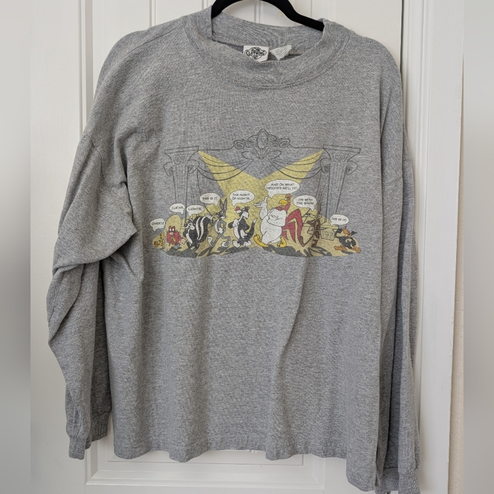 Rare VTG‎ Acme Studios Looney Toons Long Sleeve Tee
